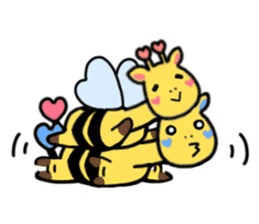 Honey giraffe(Love editing) sticker #11426599