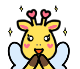 Honey giraffe(Love editing) sticker #11426601