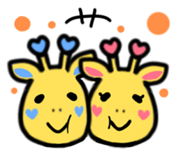 Honey giraffe(Love editing) sticker #11426602
