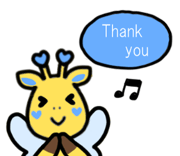 Honey giraffe(Love editing) sticker #11426607