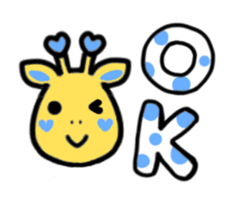 Honey giraffe(Love editing) sticker #11426608