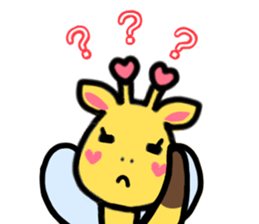 Honey giraffe(Love editing) sticker #11426610