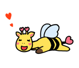 Honey giraffe(Love editing) sticker #11426612