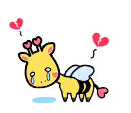 Honey giraffe(Love editing) sticker #11426617
