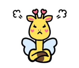 Honey giraffe(Love editing) sticker #11426618