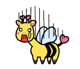 Honey giraffe(Love editing) sticker #11426619