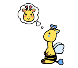 Honey giraffe(Love editing) sticker #11426620