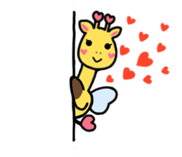 Honey giraffe(Love editing) sticker #11426624