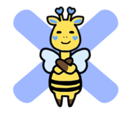Honey giraffe(Love editing) sticker #11426627