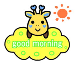 Honey giraffe(Love editing) sticker #11426628