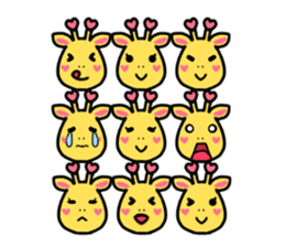 Honey giraffe(Love editing) sticker #11426630