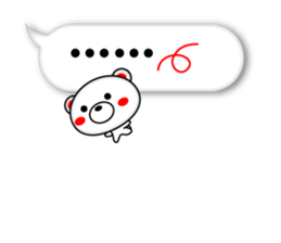 Balloon Rabukuma sticker #11426949