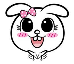 rabbit Q. sticker #11427079