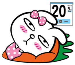 rabbit Q. sticker #11427082