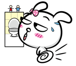 rabbit Q. sticker #11427092