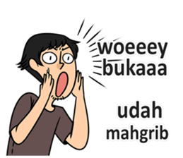 Curhatan Mahasiswa Special Ramadhan sticker #11427442