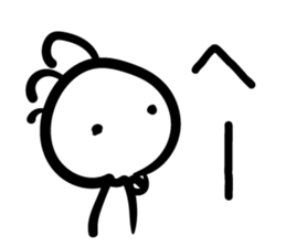 Cave painting of Native American 3 sticker #11427959