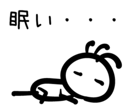 Cave painting of Native American 3 sticker #11427981