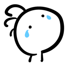 Cave painting of Native American 3 sticker #11427988