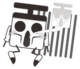 Optimistic person sticker #11428549