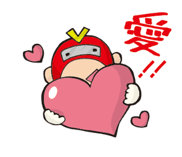 Careless hero Victory! sticker #11429096