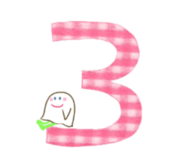 The monster which is happy birthday sticker #11429756