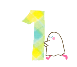 The monster which is happy birthday sticker #11429758