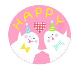 The monster which is happy birthday sticker #11429760