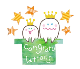 The monster which is happy birthday sticker #11429782