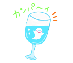 The monster which is happy birthday sticker #11429784