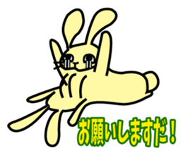 Rabbit character Sticker ~funny rabbit~ sticker #11430197