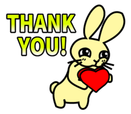 Rabbit character Sticker ~funny rabbit~ sticker #11430202