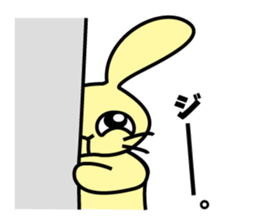 Rabbit character Sticker ~funny rabbit~ sticker #11430203