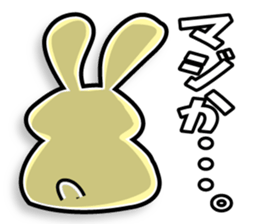Rabbit character Sticker ~funny rabbit~ sticker #11430208