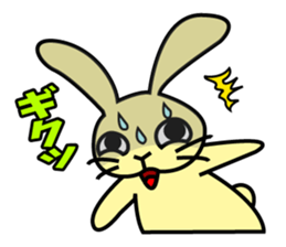 Rabbit character Sticker ~funny rabbit~ sticker #11430213