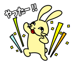 Rabbit character Sticker ~funny rabbit~ sticker #11430217