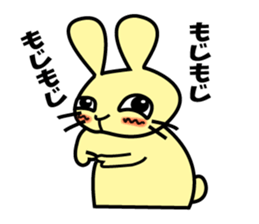 Rabbit character Sticker ~funny rabbit~ sticker #11430219