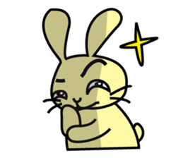Rabbit character Sticker ~funny rabbit~ sticker #11430224