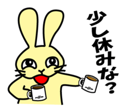 Rabbit character Sticker ~funny rabbit~ sticker #11430230