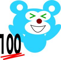 MAX and friends of the bear sticker #11430237