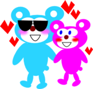 MAX and friends of the bear sticker #11430267