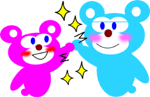 MAX and friends of the bear sticker #11430269