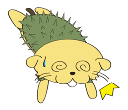 Musang King: Durian Raja Kunyit sticker #11430668