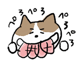 funny cats stamp sticker #11430757