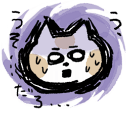 funny cats stamp sticker #11430760