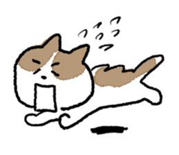 funny cats stamp sticker #11430783