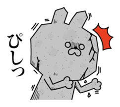 Rabbit expression is too rich 2 sticker #11430797