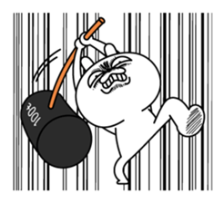 Rabbit expression is too rich 2 sticker #11430805