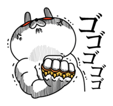 Rabbit expression is too rich 2 sticker #11430807