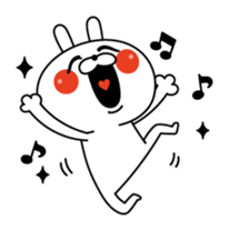 Rabbit expression is too rich 2 sticker #11430810